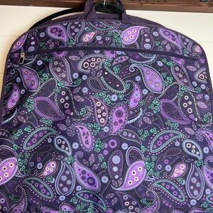 Ricardo Beverly Hills Purple Paisley Garmet Bag